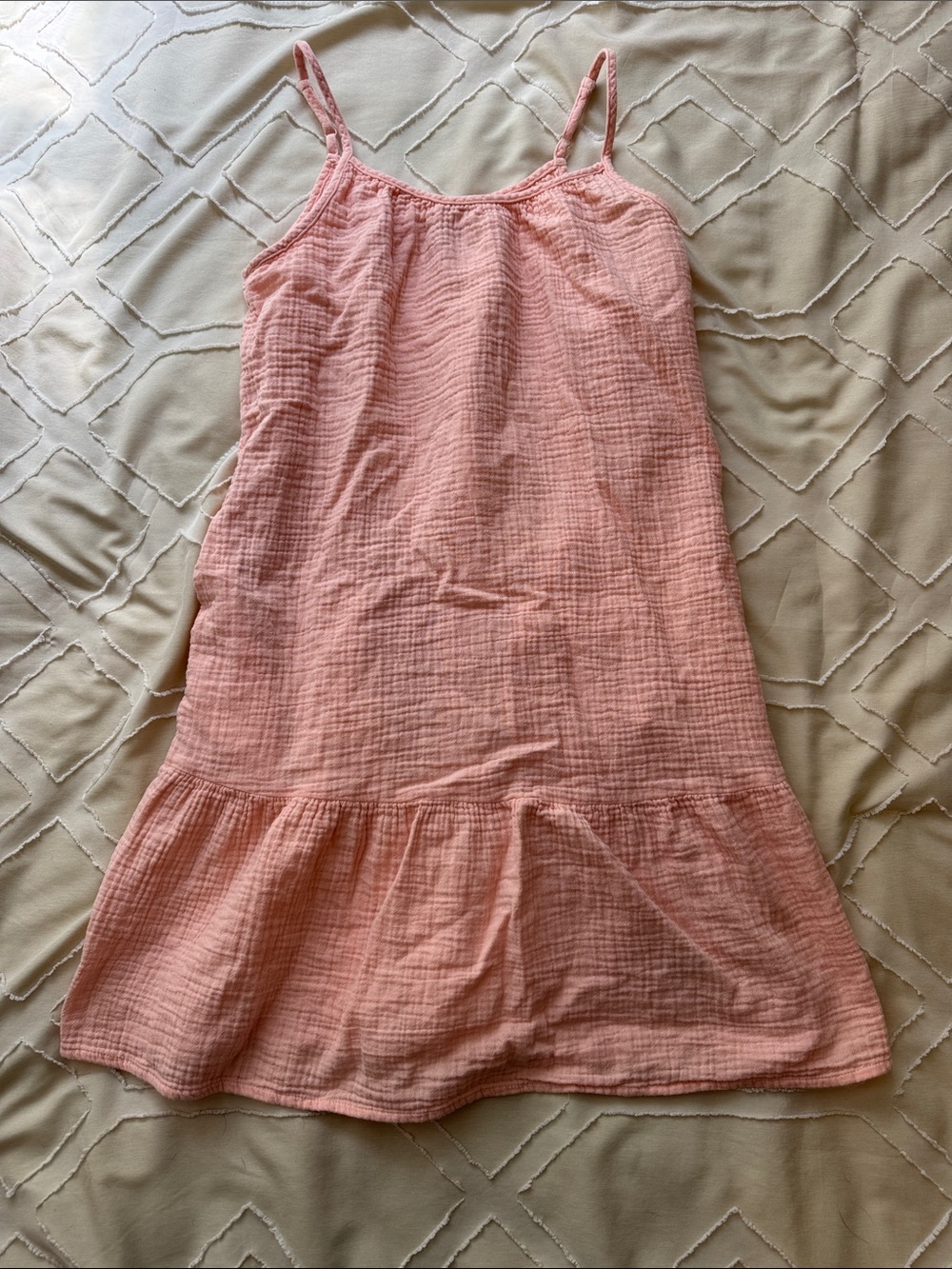 Target Pink Gauze Spaghetti Strap Mini Dress